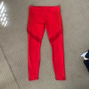 Fabletics Red Powerhold leggings